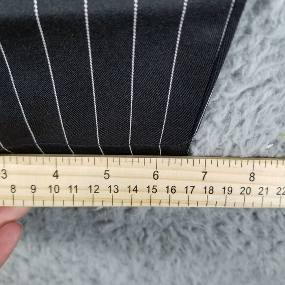 Nasty Gal Pants Womens 8 Black Pinstripe Up Your Life High Waisted *NWT* - Picture 10 of 16